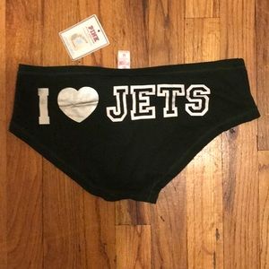 VS PINK NFL Jets briefs. NWT.